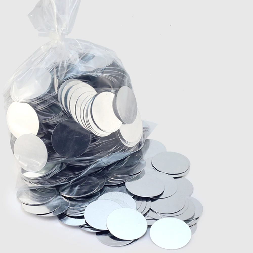 Стальная пластина Круглый стальной лист Dia15 x 0 3 мм специальный упаковочный ящик