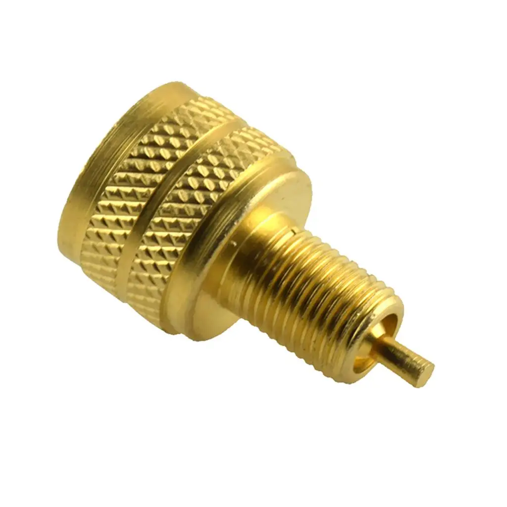

3X External Gold Tire Bore Valve Stem Adapter Reducer 22mm Length