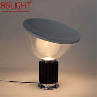 86light modern luxury table lamp creative design glass desk light led simple for home living room bedroom decor bedside