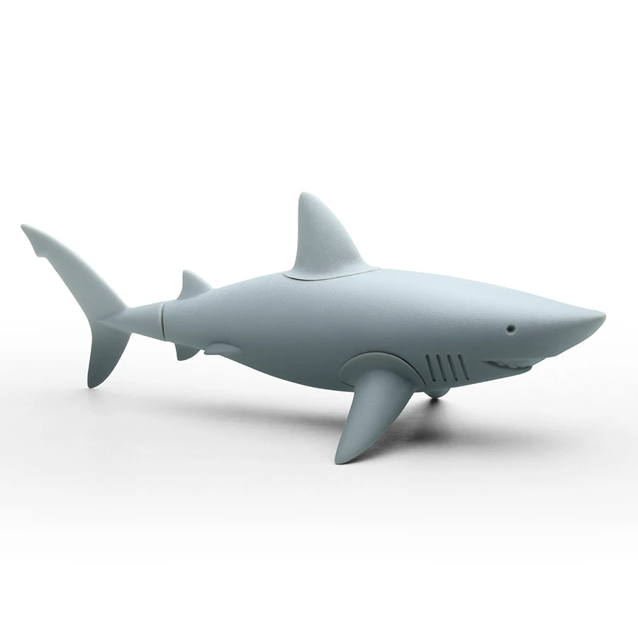 Набор из 5 магнитов для холодильника Qualy Shark (QL10341-GY) |