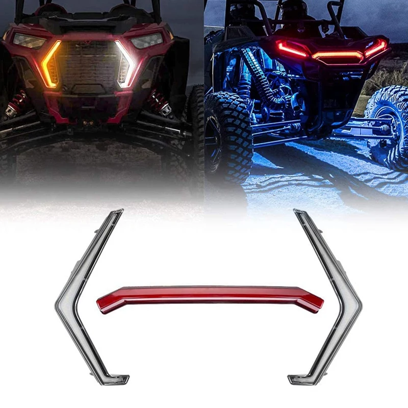 

UTV Front Turn Signal Light Daytime Running Light Rear Tail Light for Polaris RZR XP 1000 Turbo RZR XP 1000 2019-2022