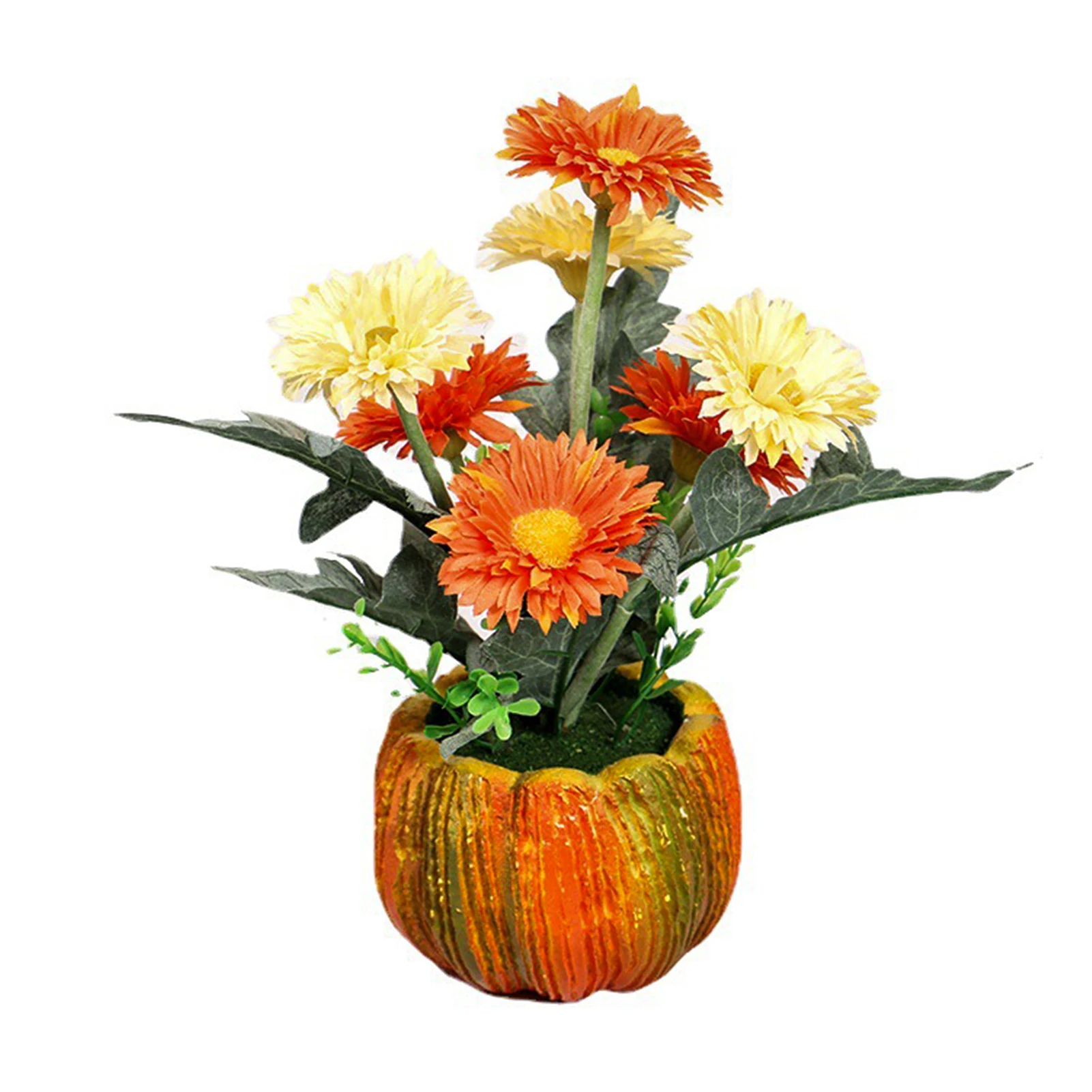 

Potted Plant Gifts Office Home Decor Bedroom Balcony With Pot Artificial Daisy Flower Living Room Festival Garden Simulation