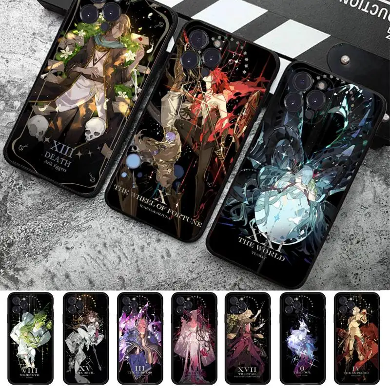 

TAROT FGO Anime Phone Case For iPhone 14 11 12 13 Mini Pro XS Max Cover 6 7 8 Plus X XR SE 2020 Funda Shell