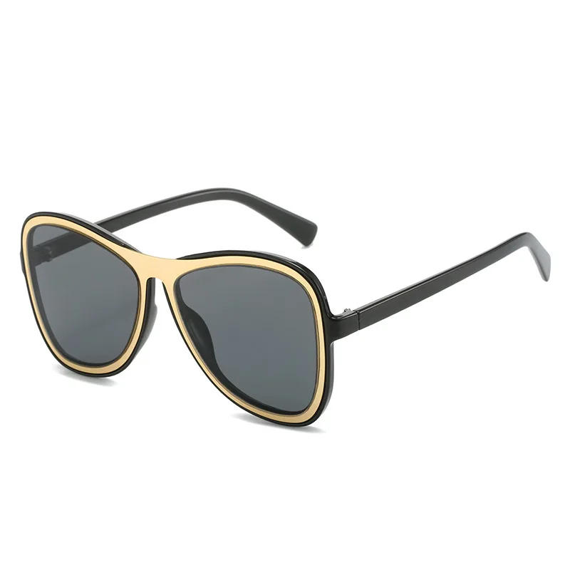 

New Fashion Cat's Eye Sunglasses Women Designer Gradient Large Frame Glasses men Retro Style Eyeglass occhiali da sole da uomo
