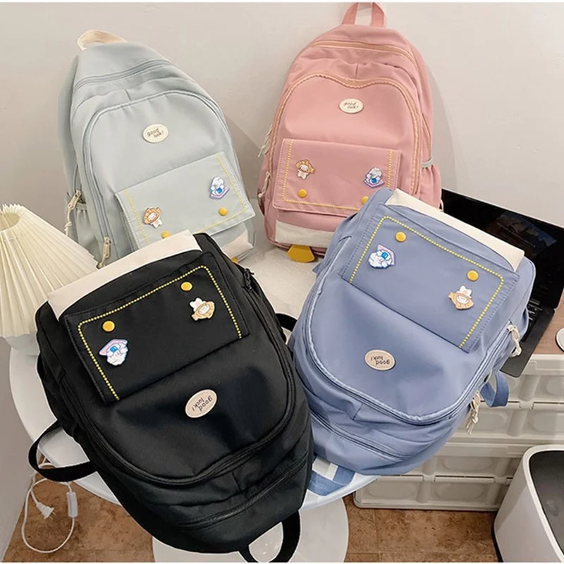 

Fashion Women Backpack Soft Touch Multi-Function Small Backpack Female Student Shoulder Bag Bag School Backpack for Girls