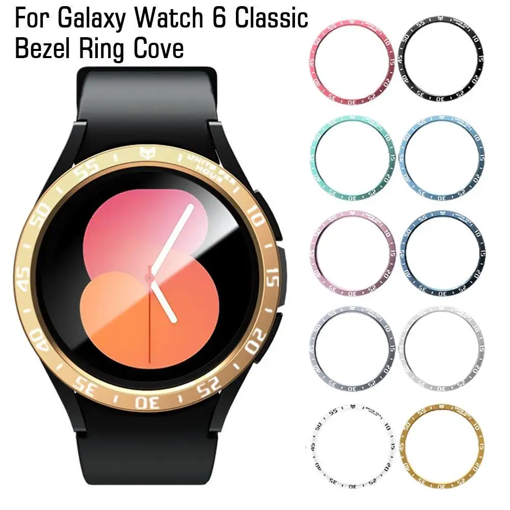 

43 мм, 47 мм для Samsung Galaxy Watch 6, Классический защитный чехол из нержавеющей стали, защитный чехол для смарт-часов