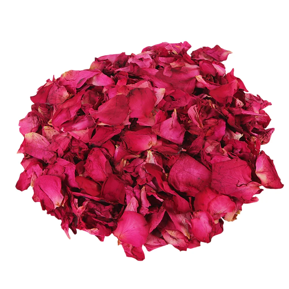 

Rose Petals Flower Dried Petalleaves Decoration Dehydrated Freeze Wedding Red Propsphoto Party Bathing Pressed Gift Weddings