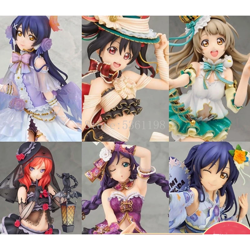 

21-23cm Anime Figure Love Live! School Ido Festival Minami Kotori Yazawa Nico Minalinsky PVC Action Figure Collectible Model Toy