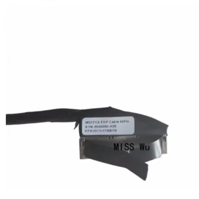 40-контактный ЖК-кабель для ноутбука EDP LED LVDS Video (24) tampilan garis kawat kabel Flex MSI MS17C4 GL73 GP73 K1N-