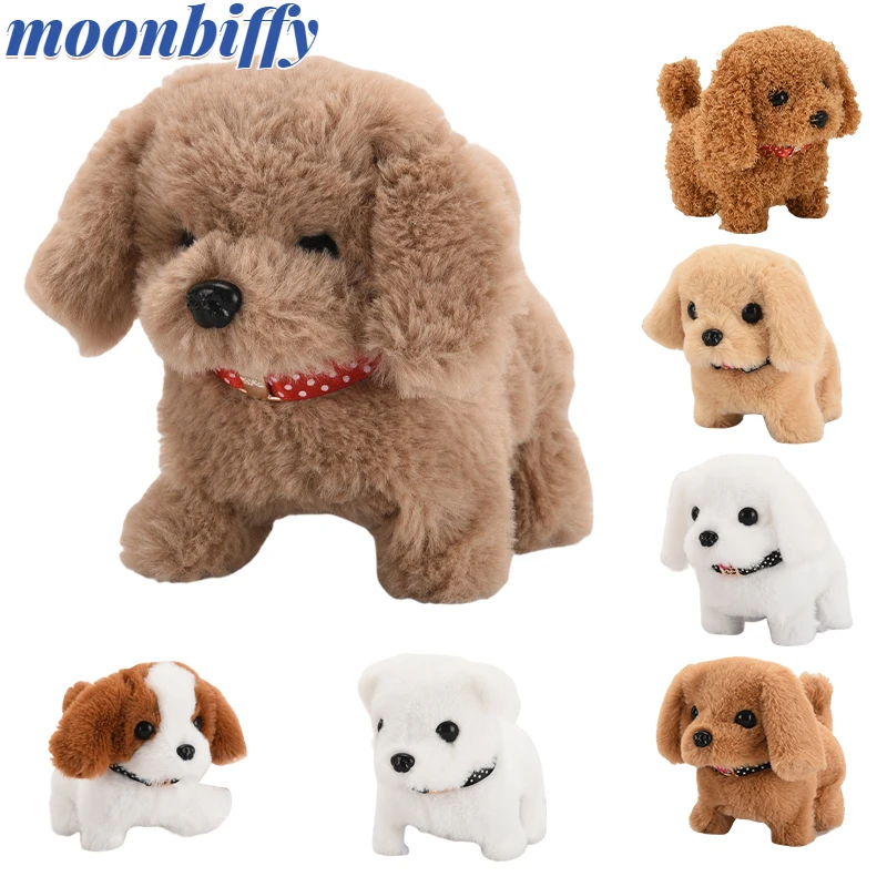 

Реалистичная плюшевая имитация интеллектуальной собаки, ходящая плюшевая игрушка, электрическая плюшевая собака-робот, игрушка для малыше...