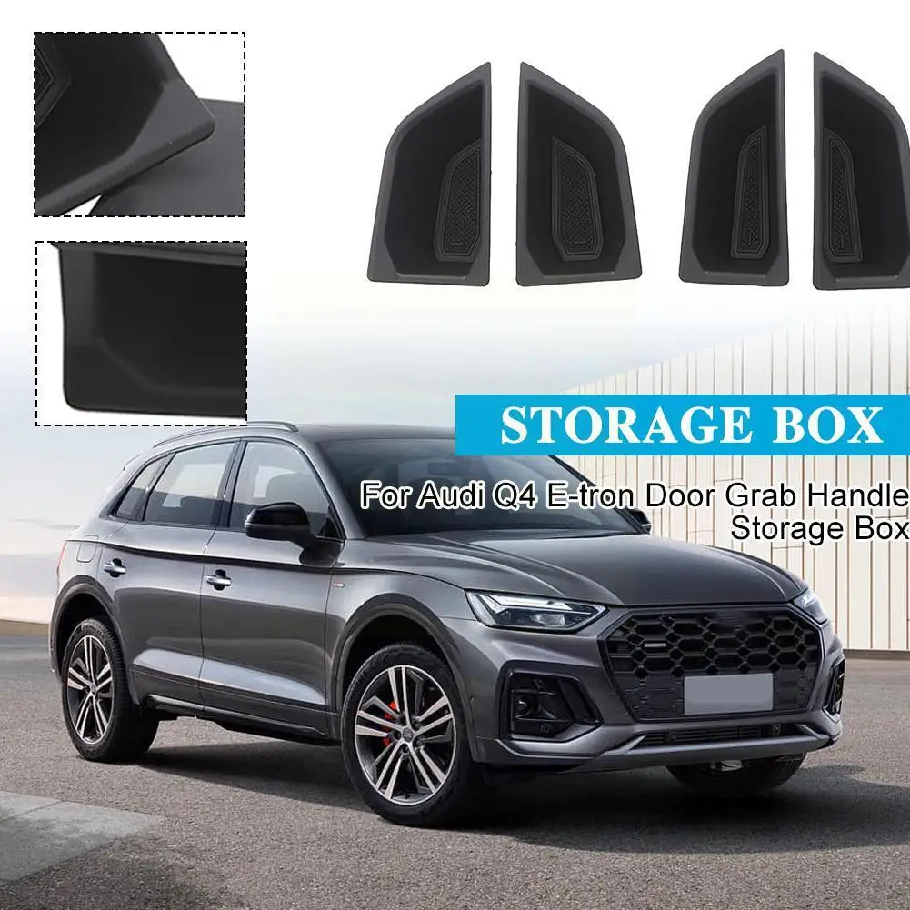 

Подлокотник для автомобильной двери Audi Q4 E-tron, коробка для хранения, аксессуары, 2022 коробка, подлокотник 2023, консоль, автомобильный Органайзер, интерьер Cente W1H1