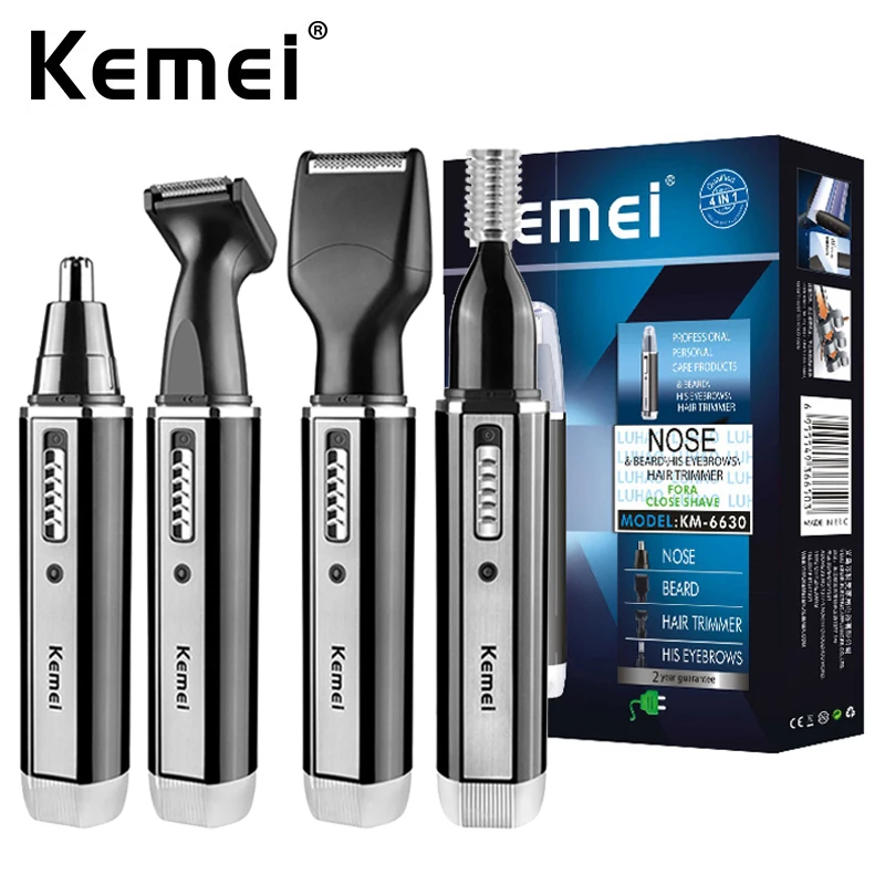 4in1 rechargeable nose trimmer beard trimer for men ear eyeb