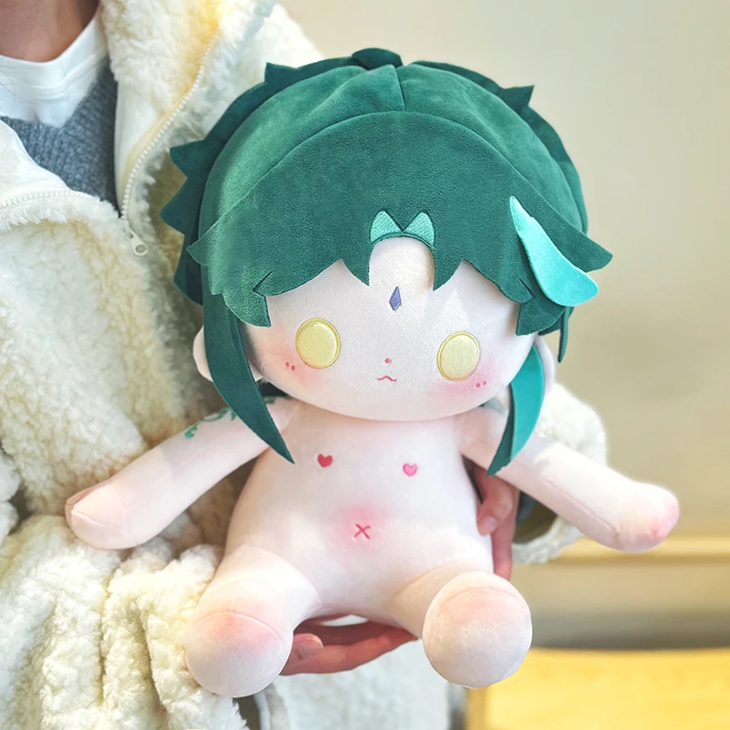 40 см Genshin плюшевые скарамухи игрушки Аниме ударный клен Zhongli Mandrill хлопковая кукла