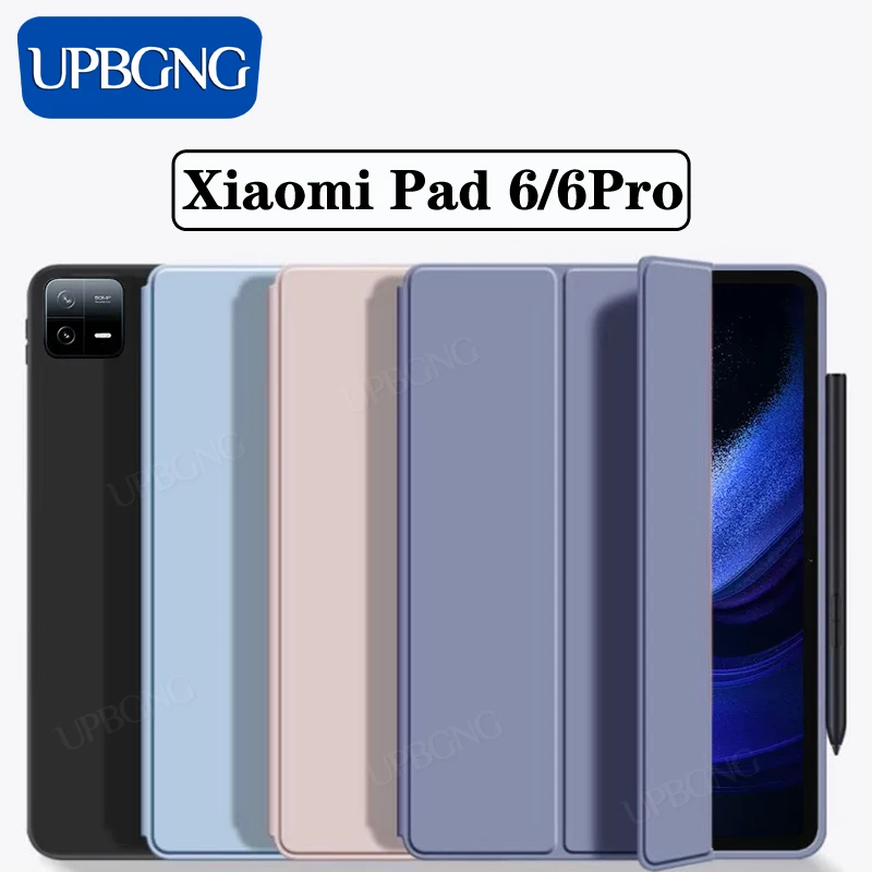 Силиконовый чехол UPBGNG для Xiaomi Mi Pad 6 / Pro MiPad 5 чехол-подставка планшета Мягкий