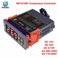 digital thermostat mh1210w ac 110 220v dc 12v 24v 10a temperature controller switch temp meter thermoregulator for incubator box