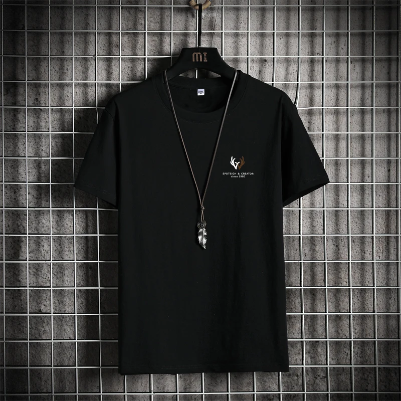 

Футболка мужская оверсайз в стиле Харадзюку, уличная одежда с рисунком аниме, Альтернативная готическая одежда в стиле панк, хип-хоп, лето ...