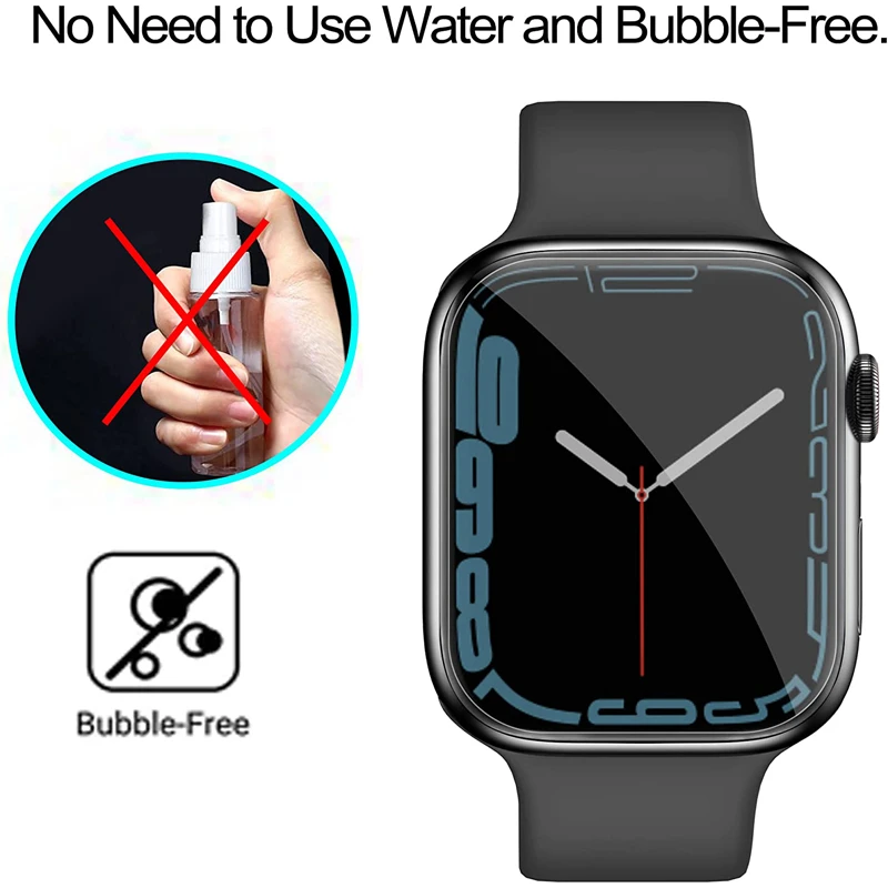 Фото Гидрогелевая пленка для Apple Watch 49 мм 40 мм 44 мм 42 мм 38 мм 41 мм 45 мм, не стекло серии iWatch Ultra 8 SE 7 6 5 №5