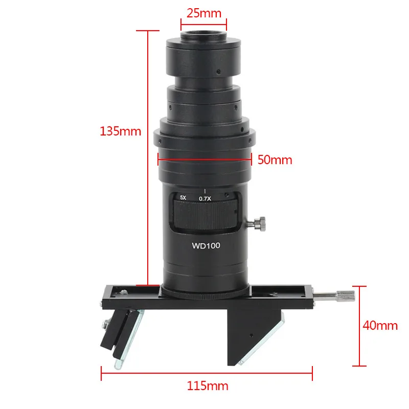 FHD 200X 2D 3D промышленный 48MP 37MP 14MP HDMI VGA USB регулируемый микроскоп видеокамера