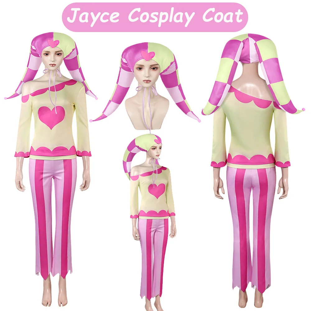 Fizzarolli Косплей Шляпа Костюм Аниме Мультфильм Ролевые Игры Розовые Костюмы