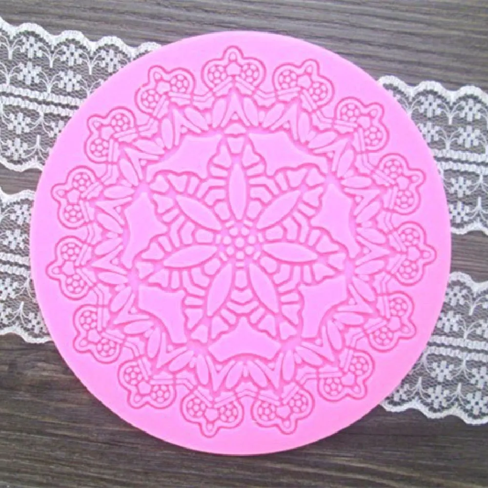 Креативная круглая силиконовая форма сделай сам для помадки украшение торта