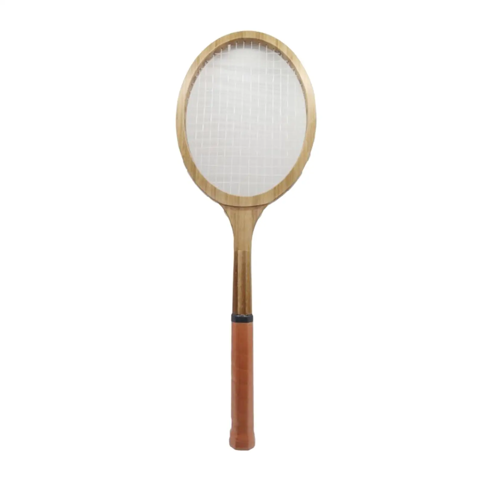 

Wooden Tennis Rackets Women Men Beginners Clubs Retro Style Tennis Racquets