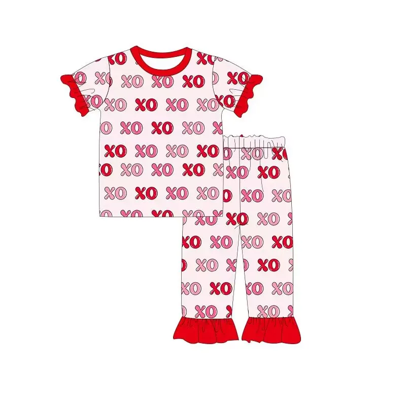 Лидер продаж детская одежда костюм для девочек камуфляжный с коротким рукавом