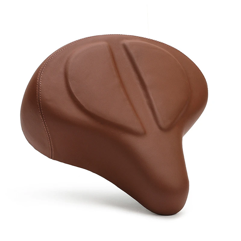 

G633 Bicycle Cushions PU/PP material + Steel Bone Widen And Thicken Mountain Bike Saddle Riding Cushion Bag