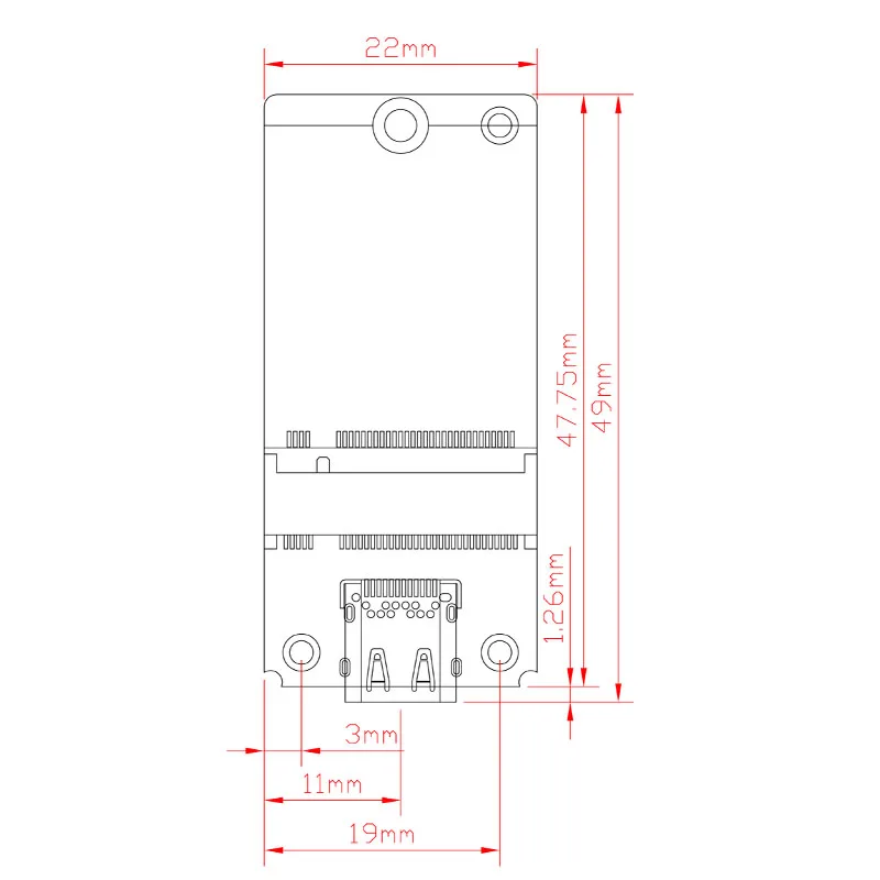 Фото Адаптер NVME USB NVME на USB 3,1 Тип C 10 Гбит/с, подставка M2 PCIE NVME SSD на USB C конвейер JMS583, ключ M для 2230 M.2 NGFF SSD №5