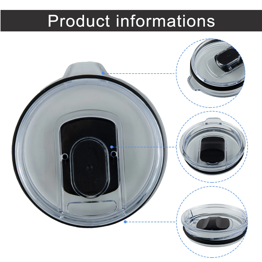 

1PC Plastic Cup Lid 20OZ/30OZ Car Cup Lid Leak-Proof Push Sheet Lid Mugs Water Cup Lids Replacement Supplies Round Cup Lid