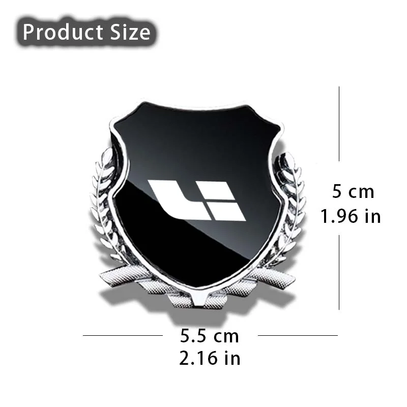 Металлическая Автомобильная наклейка эмблема внешний Кузов для Li Auto IDEAL LIXIANG L6 L7 L8