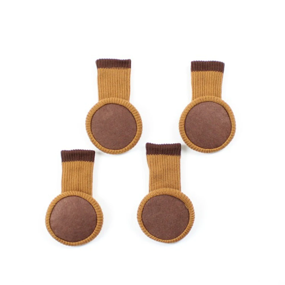 

4 Pcs Home Decor Chair Leg Foot Pad Non-Slip Caps Furniture Slider Table Sock Floor Protector Kitchen Bathroom Anti Noise