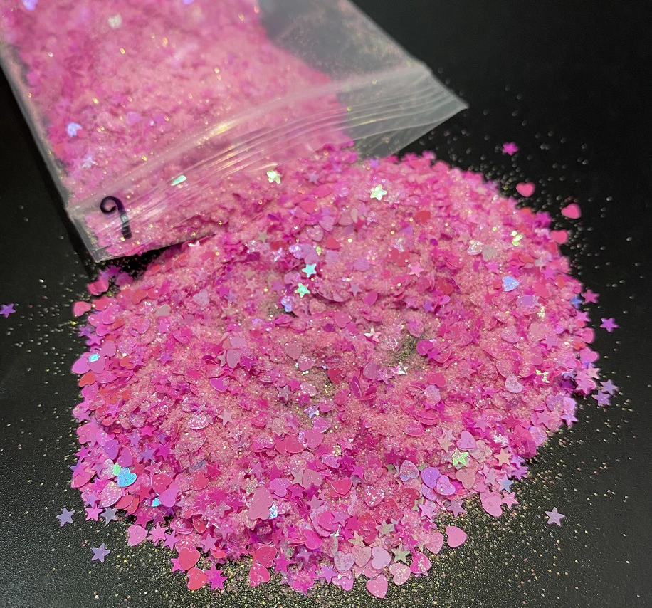 50 г Радужный Блеск для ногтей Смешанная фотоформа лазерные хлопья дизайна