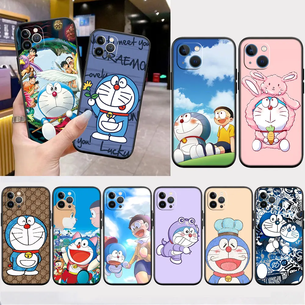 Мягкий силиконовый чехол LH24 D-Doraemons для Xiaomi Mi Poco F1 F2 F3 M2 M3 M4 M5 C3 X2 X3 X4 GT NFC Pro