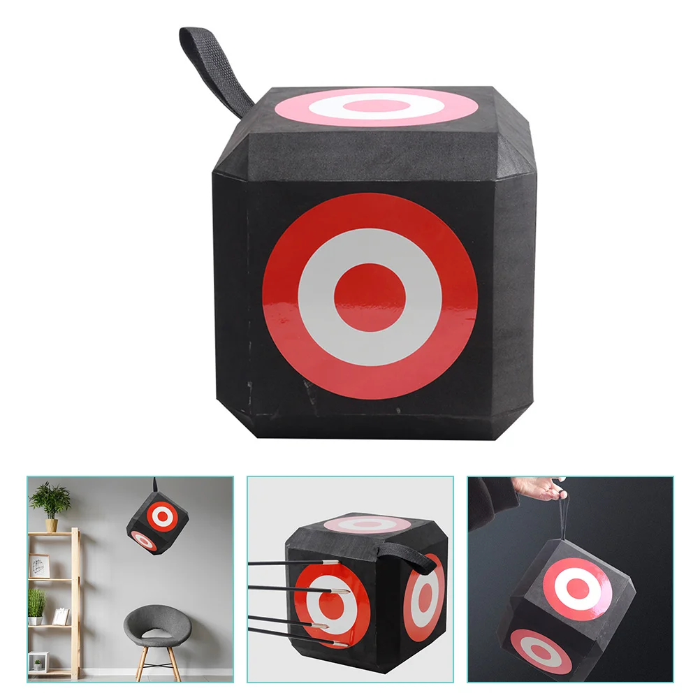 

Bow Target Wear-resistant Shooting Hanging 23x23cm Dice Shaped Outside Toys Eva Supply