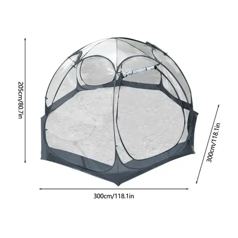 Портативная сферическая палатка, утолщенная непромокаемая палатка с быстрой открытием, прозрачная палатка со звездами, полностью прозрачный складной дом