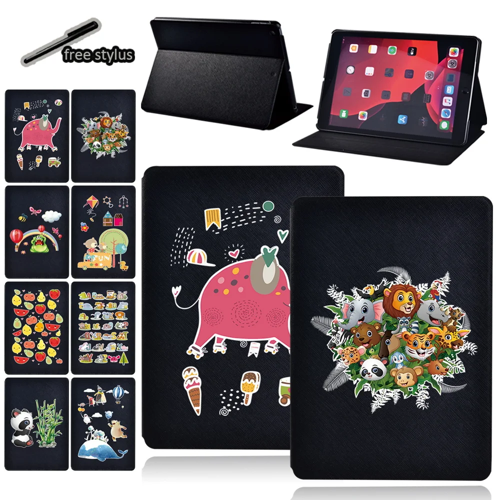 

For iPad 11 Case for iPad Air 1 Air 2 3 Leather Cover for Ipad pro 9.7 10.5 11 2021 Stand case iPad air 4 5 Funda Fold Stand