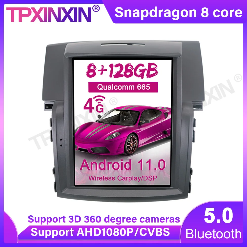 

Android11 для Honda CRV 2012-2016 вертикальный автомобильный радиоприемник в стиле Тесла мультимедийный видеоплеер навигатор GPS авто Qualcomm 665 4G LTE