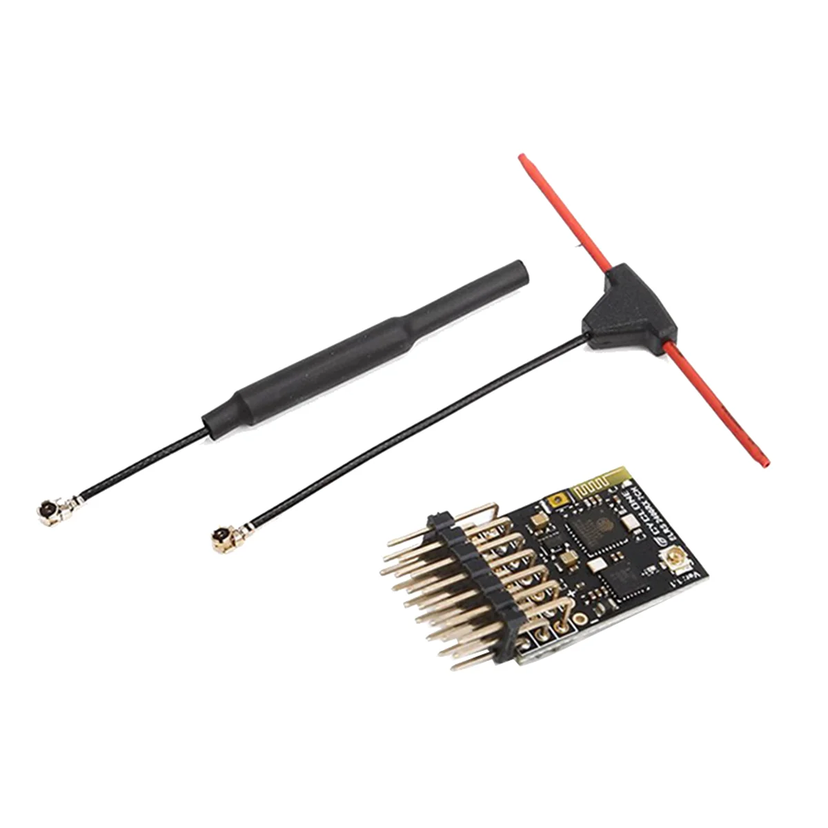 Cyclone ELRS 2.4GHz PWM 7CH CRSF receiver with T-type + Copper Tube Antennas