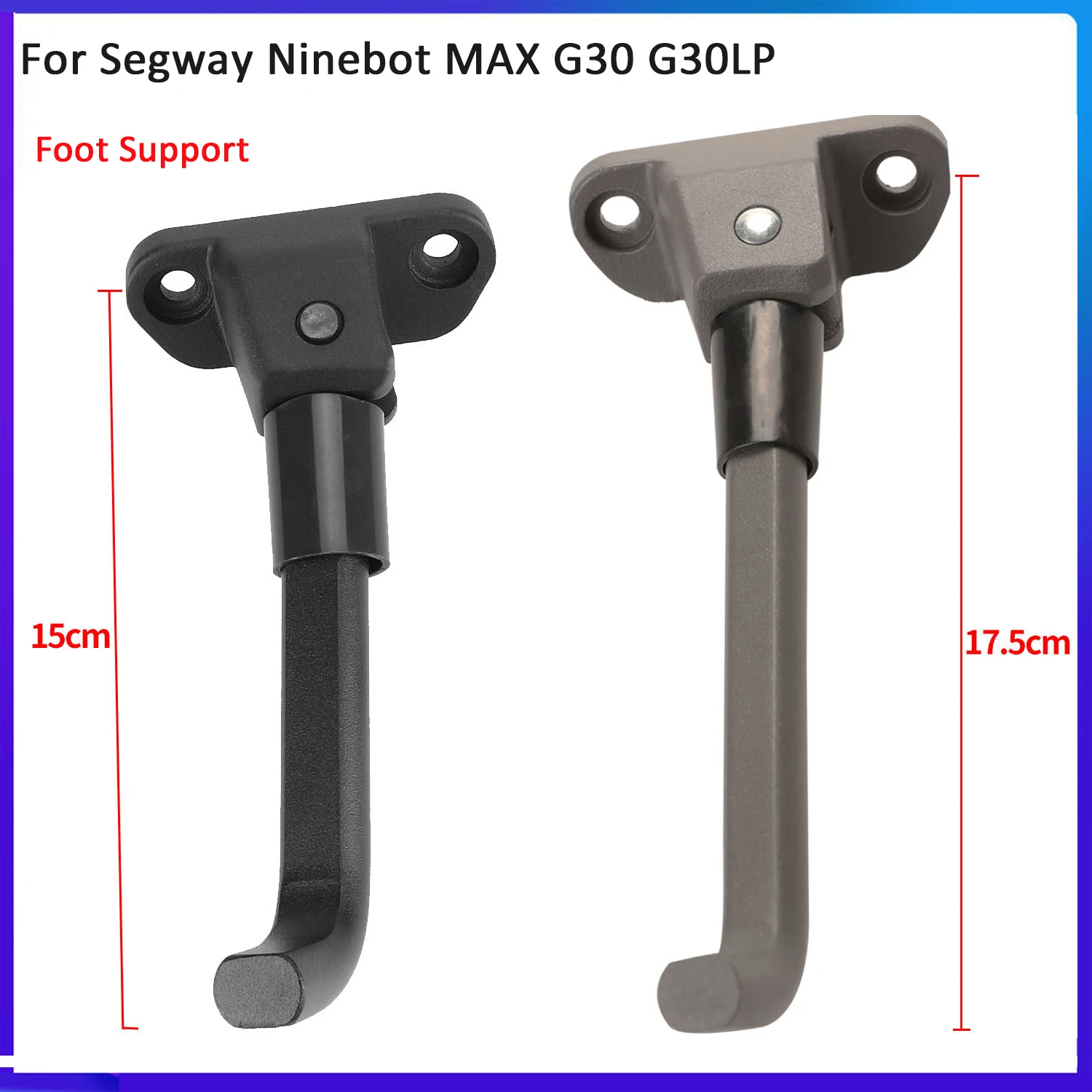 Фото Подножка для электросамоката Segway Ninebot MAX G30 G30LP, удлиненная опорная стойка, подставка для парковки, запчасти №1