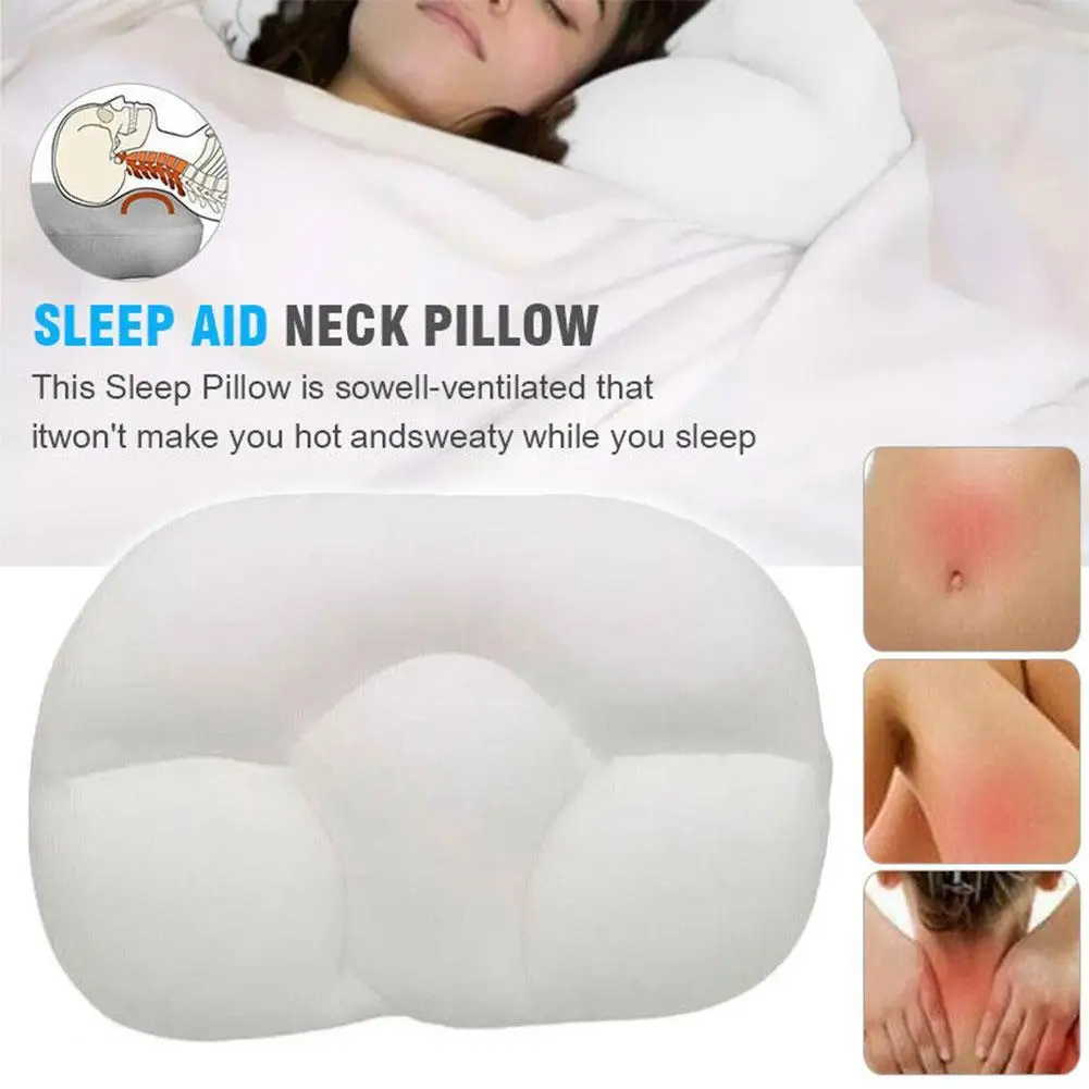 

3D Cloud Neck Sleep Pillow Multifunctional Egg Sleeper All-round Orthopedic Neck Pillow For Sleeping Pain Release Cushion