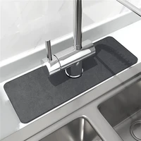 faucet absorbent mat sink splash guard pad diatom faucet splash catcher countertop protector cleaning tool for kitchen bathroom