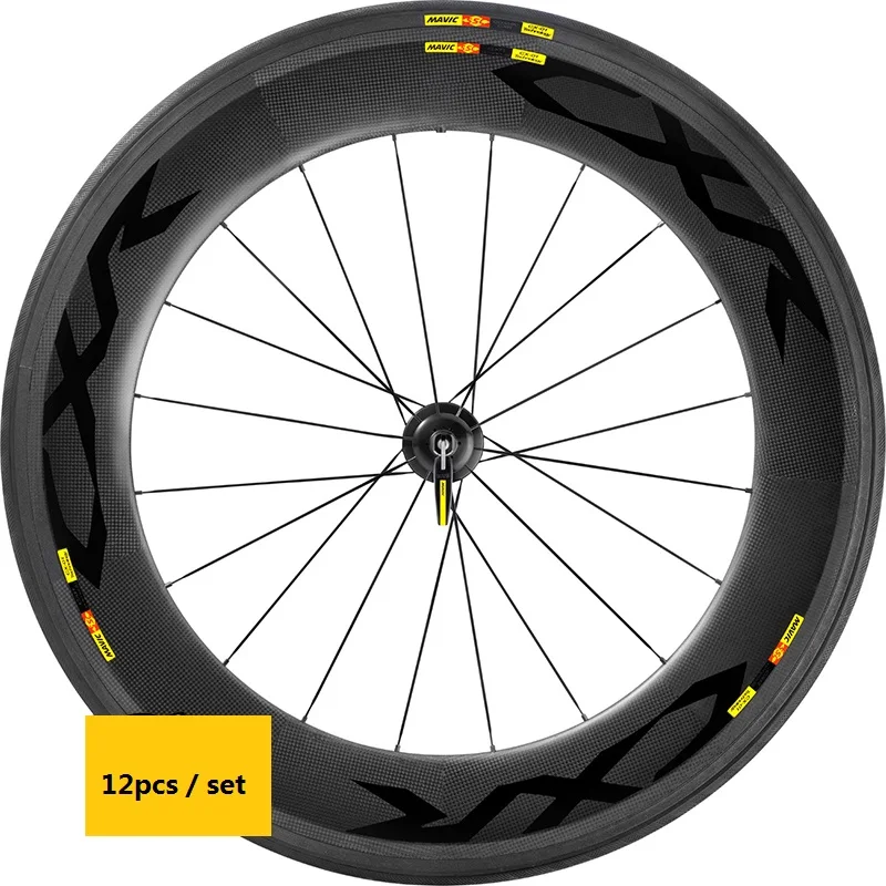 

700C Road Bike Stickers for Mavic CXR Vinyl Waterproof Sunscreen Cycling Accessories MTB Wheelset Decals Free Shipping