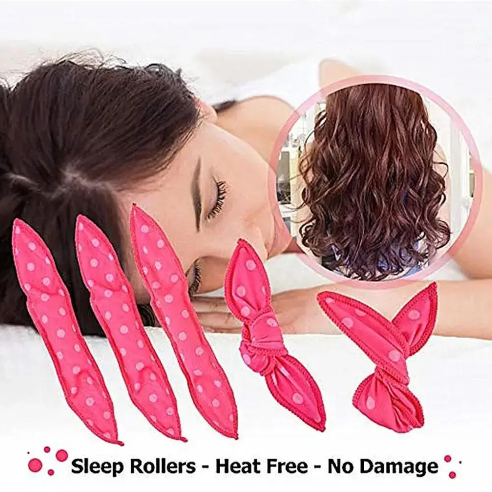 

Wave Point Rollers Hair Curling Device Natural No Harm Styling Sleep Hair Magic Tool Bar Hair Electricity Roll No Curling S X3P9