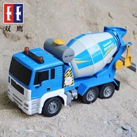 double e 120 scale rc cars and truck cement mixer with lights sound construction engineering vehicle model electronic hobby toy