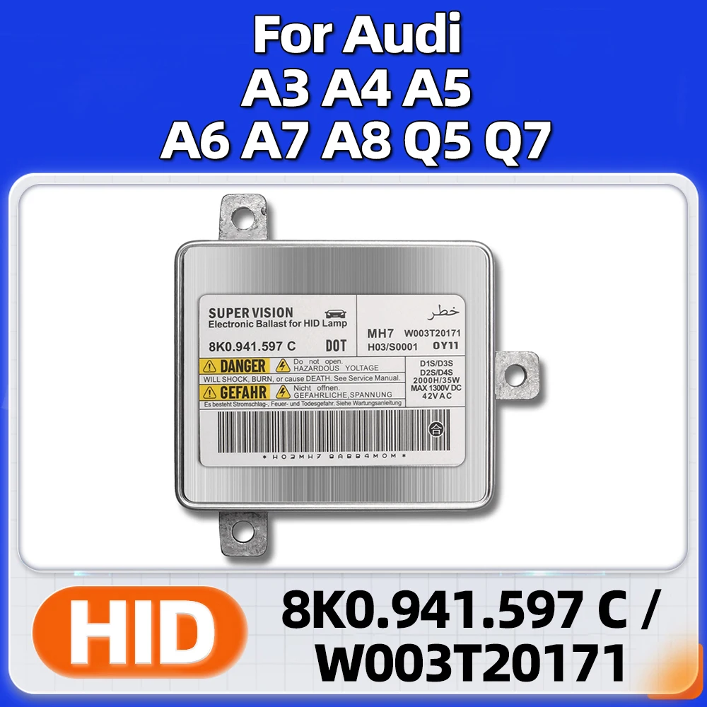 8K0.941.597 C 8K0941597C W003T20171 Автомобильный Электронный балласт HID Xenon для Audi A3 A4 A5 A6 A7 A8 Q5 Q7