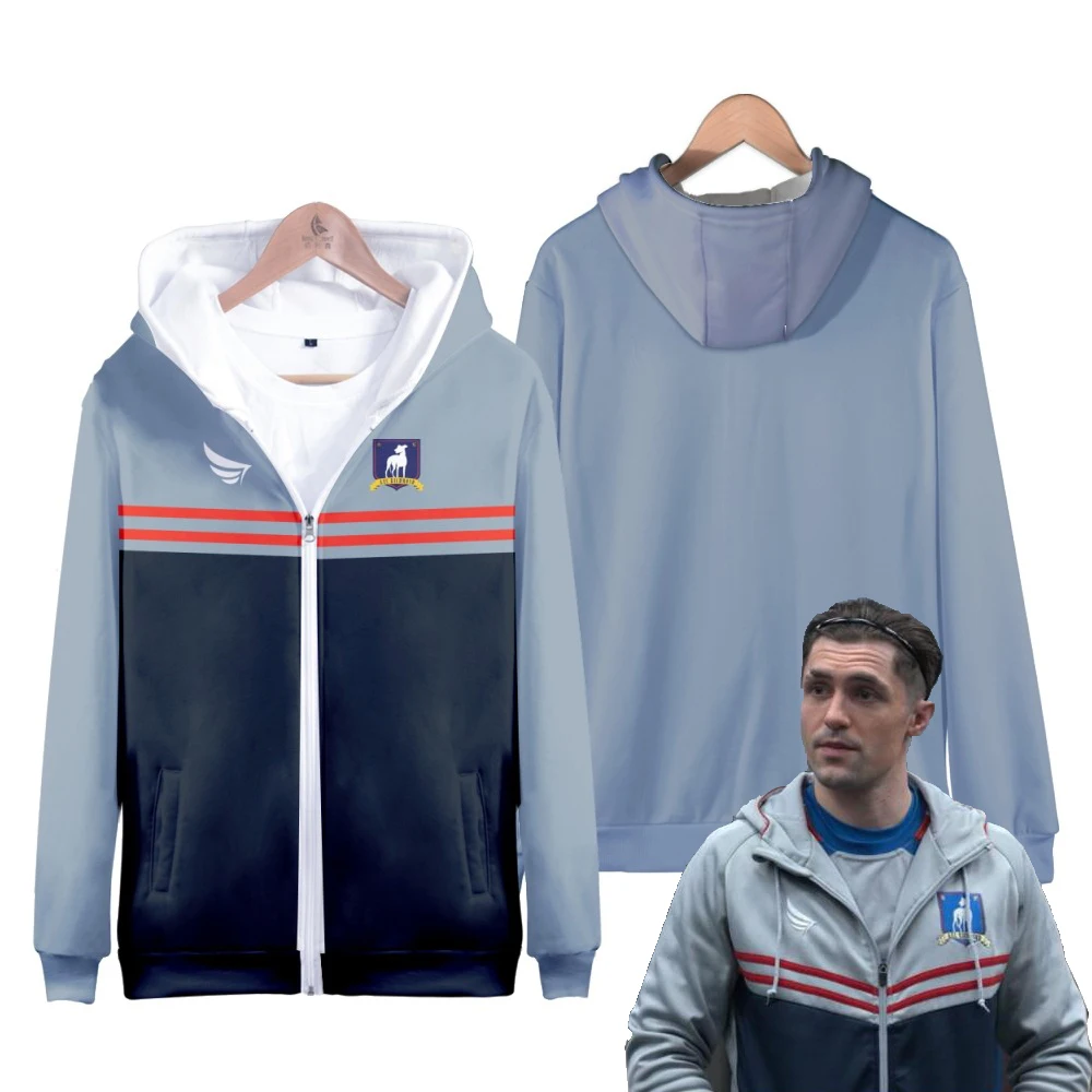 

Ted Lasso AFC Richmond 3D Print Zip Up Women/Men Hoodie Sweatshirt Streetwear Hip Hop Cosplay Zipper Hooded Jacket Outerwear