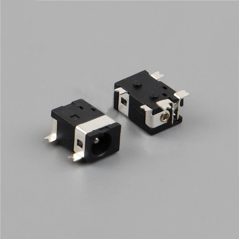 5pcs Inner core 1.3 pin high temperature resistant high-quality DC power socket female base OD 3.7 fixed pin DC-092