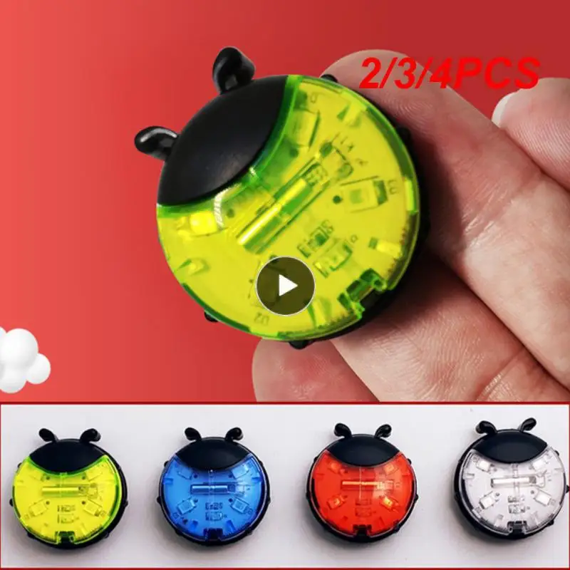 

2/3/4PCS Scooter Tail Lamp Currency Lovable Frog Light Intellect Waterproof Bicycle Lamp Cycling Accessories Balance Car