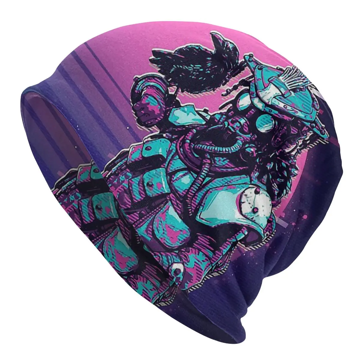 

Мужская Женская и мужская шапка Apex Legend, шапки-бини в стиле ретро, вязаная шапка в виде крови, 80 сек