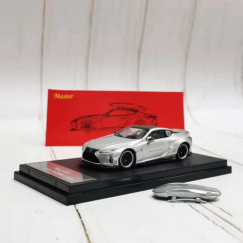 

Master 1:64 Model Car Lexus LC500 LB Wide Body Alloy Die-cast Vehicle - Silver Color